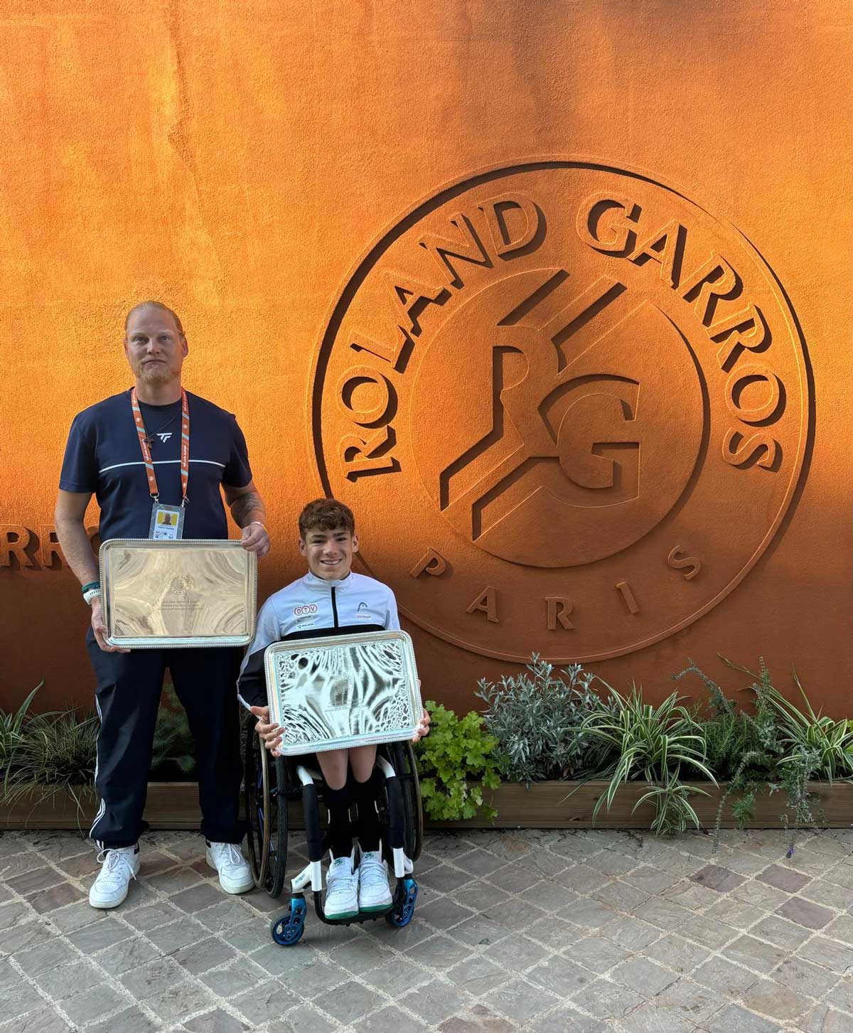 Maximilian Forer & Maxi Taucher beim Roland Garros 2024