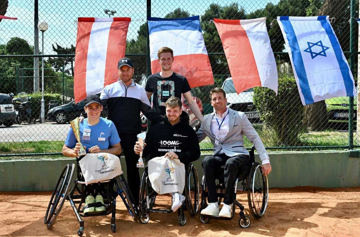 Maxi Taucher und Christoph Wilke (GER)| Preisverteilung ITF-Herrenturnier in Split