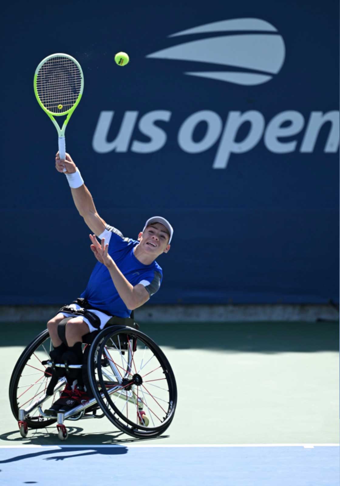 Maxi Taucher schlägt bei den US Open 2024 auf