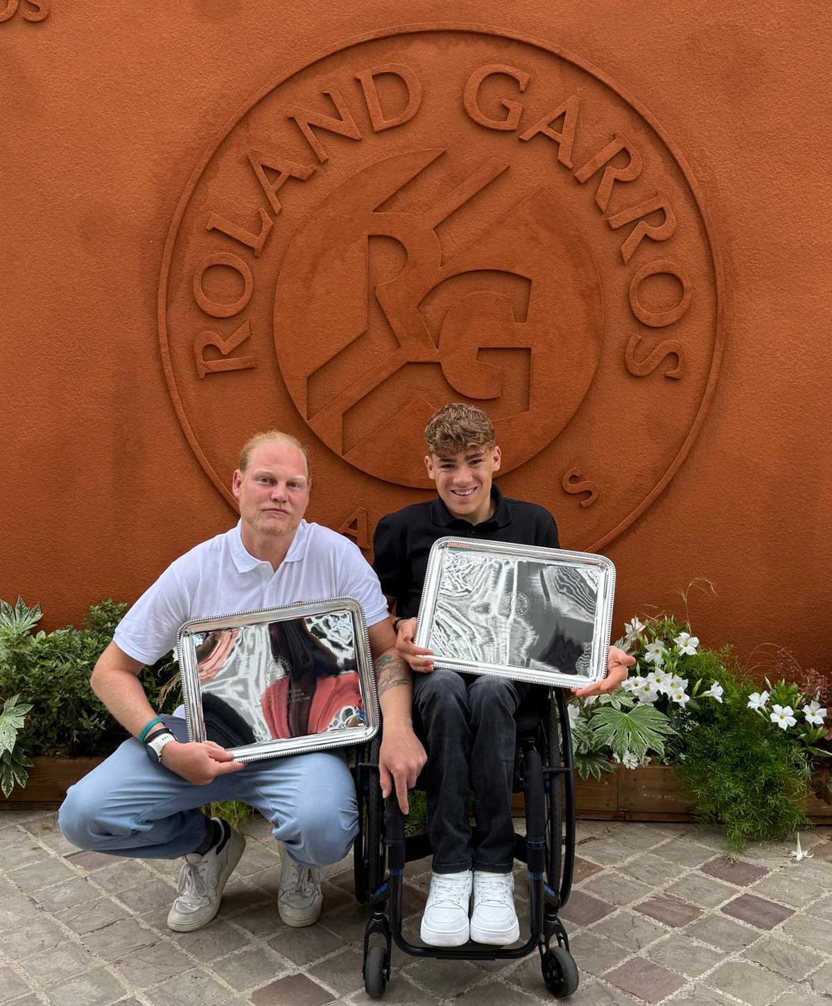 Maximilian Forer & Maxi Taucher beim Roland Garros 2024